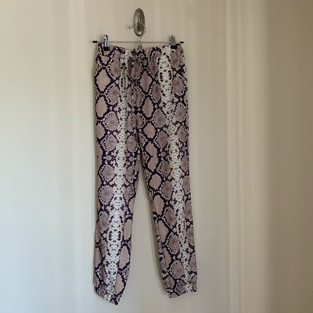 Snake Print Joggers